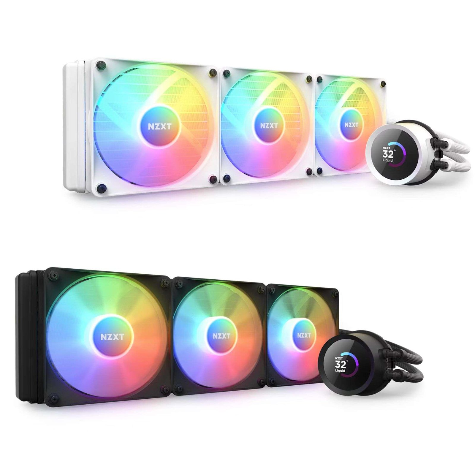 NZXT Kraken 360mm RGB AIO Liquid CPU Cooler with LCD Display
