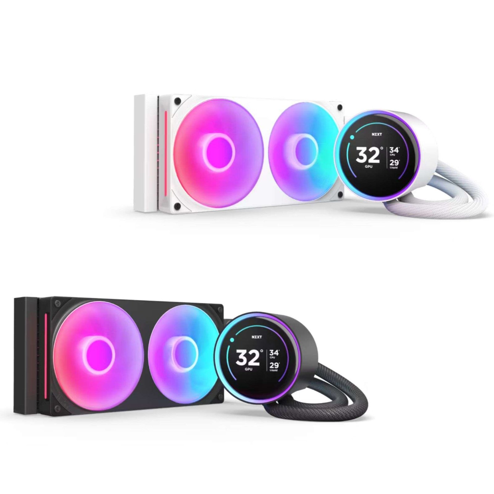 NZXT Kraken Elite 240mm AIO Liquid CPU Cooler with RGB Fans (2)