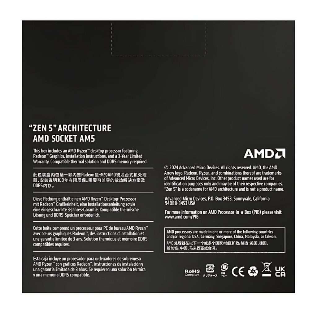 AMD Ryzen 9 9950X Desktop Processor – 16 Cores, 32 Threads for Elite Performance 4