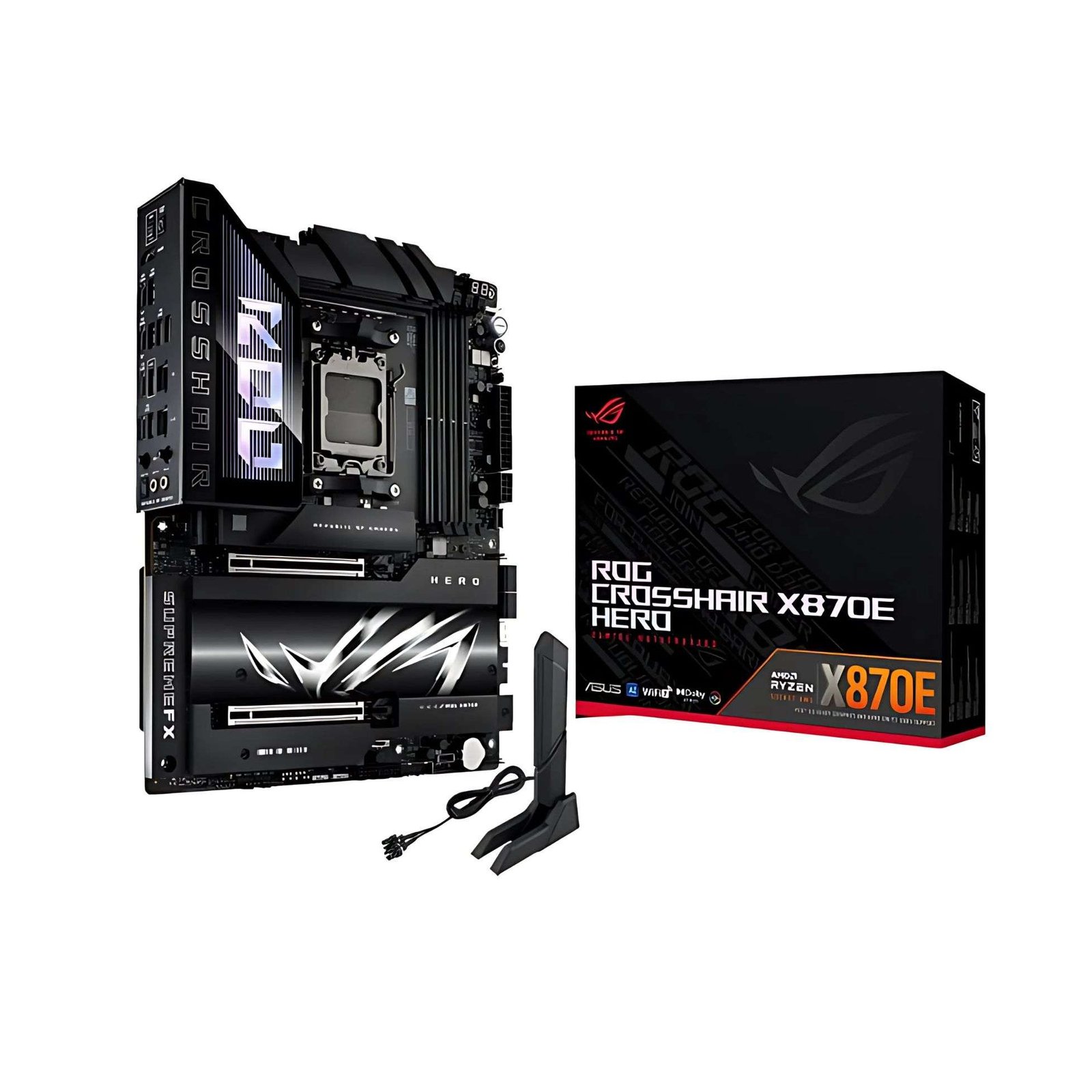 ASUS ROG Crosshair X870 Hero – Elite Gaming Motherboard with Cutting-Edge Performance and ROG Reliability 1