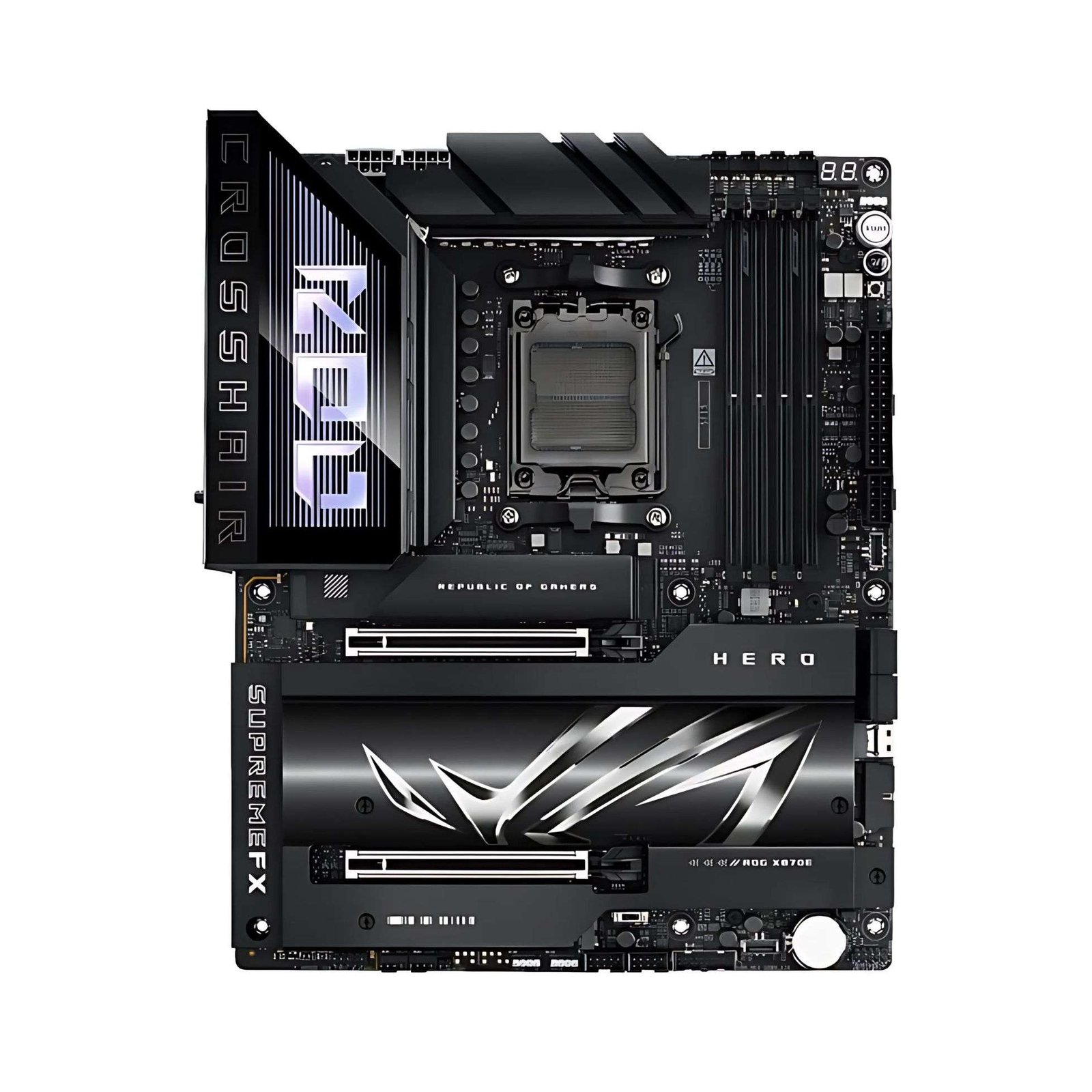 ASUS ROG Crosshair X870 Hero – Elite Gaming Motherboard with Cutting-Edge Performance and ROG Reliability 2