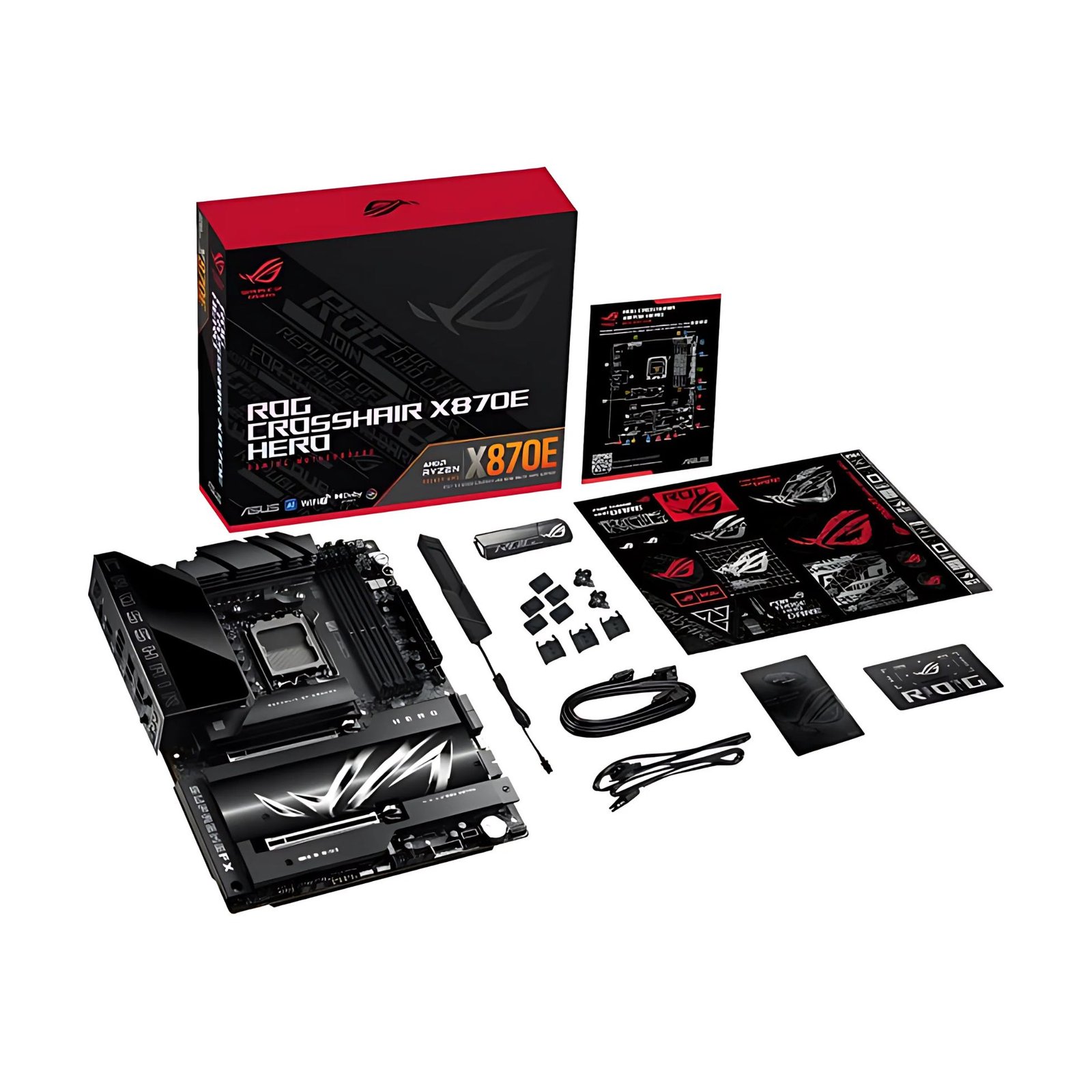 ASUS ROG Crosshair X870 Hero – Elite Gaming Motherboard with Cutting-Edge Performance and ROG Reliability 5