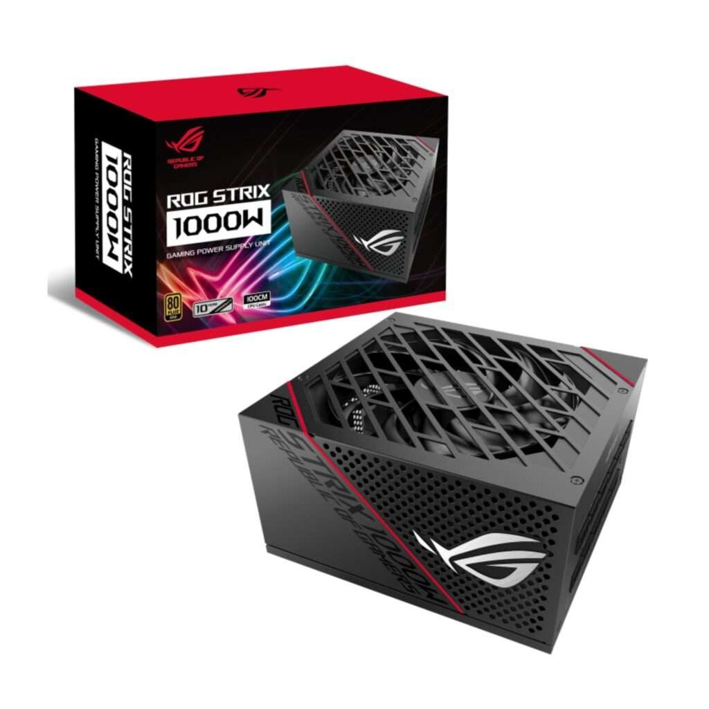 ASUS ROG Strix 1000G 1000W Power Supply Unit (PSU) – Aura Sync PCIe 5.0 Ready 1