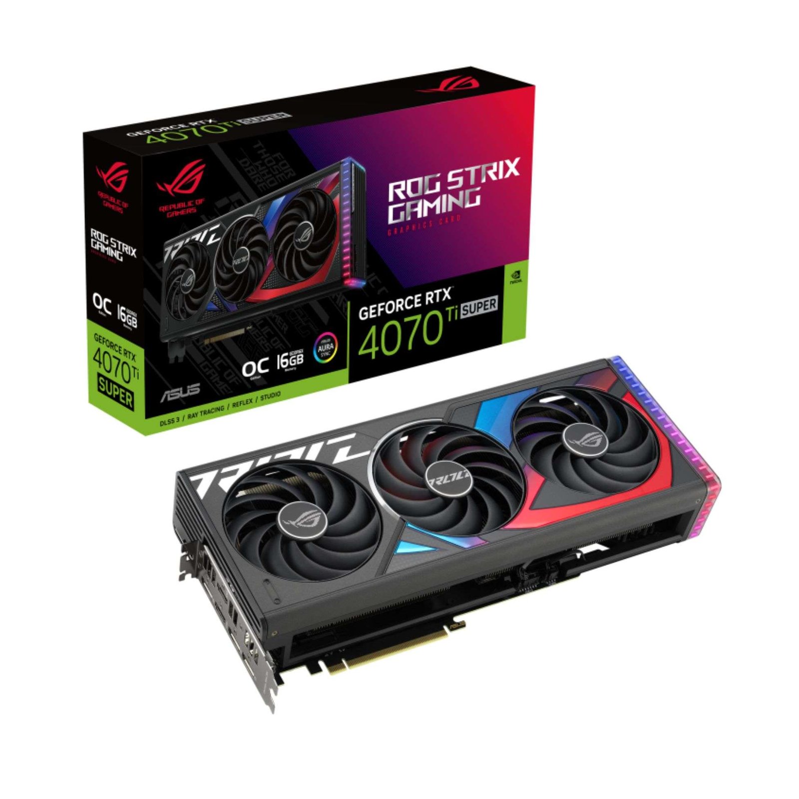 ASUS ROG Strix GeForce RTX™ 4070 Ti SUPER 16GB Graphics Card