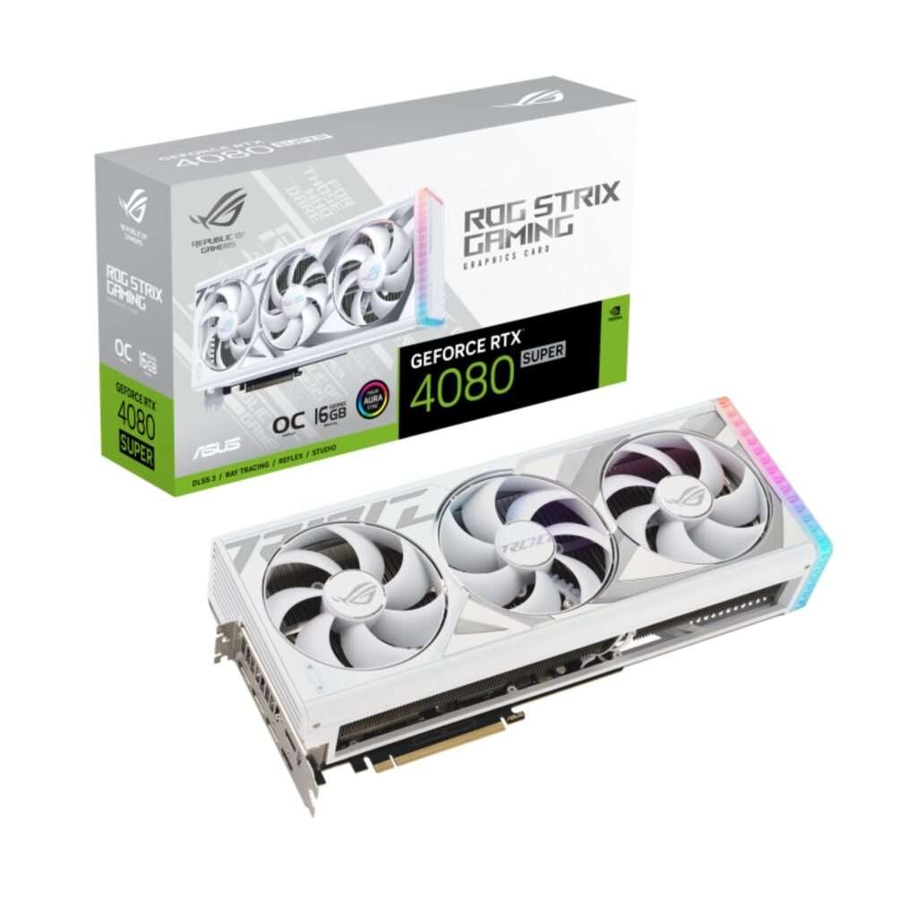 ASUS ROG Strix GeForce RTX™ 4080 SUPER White Edition 16GB Graphics Card 1
