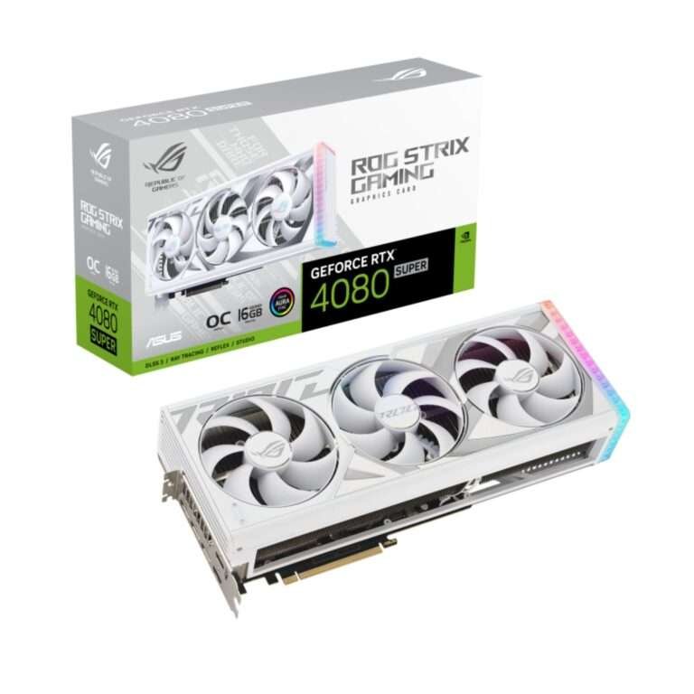 ASUS ROG Strix GeForce RTX™ 4080 SUPER White Edition 16GB Graphics Card 1