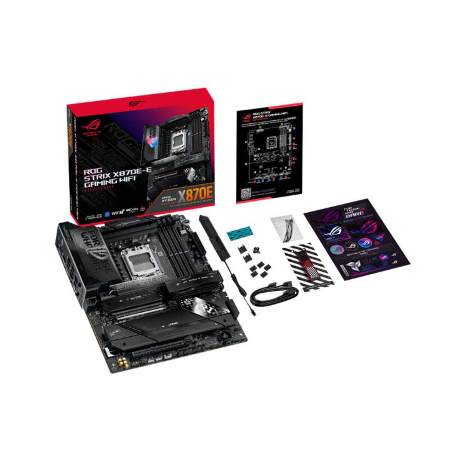 ASUS ROG Strix X870E-E Gaming WiFi – High-Performance Motherboard for Gamers and Enthusiasts 5
