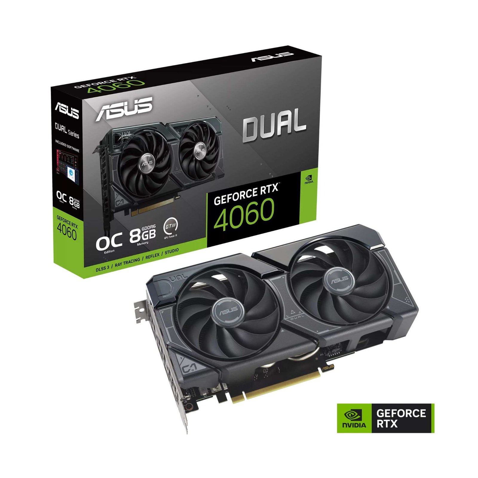 ASUS RTX 4060 DUAL 8GB Graphics Card 1