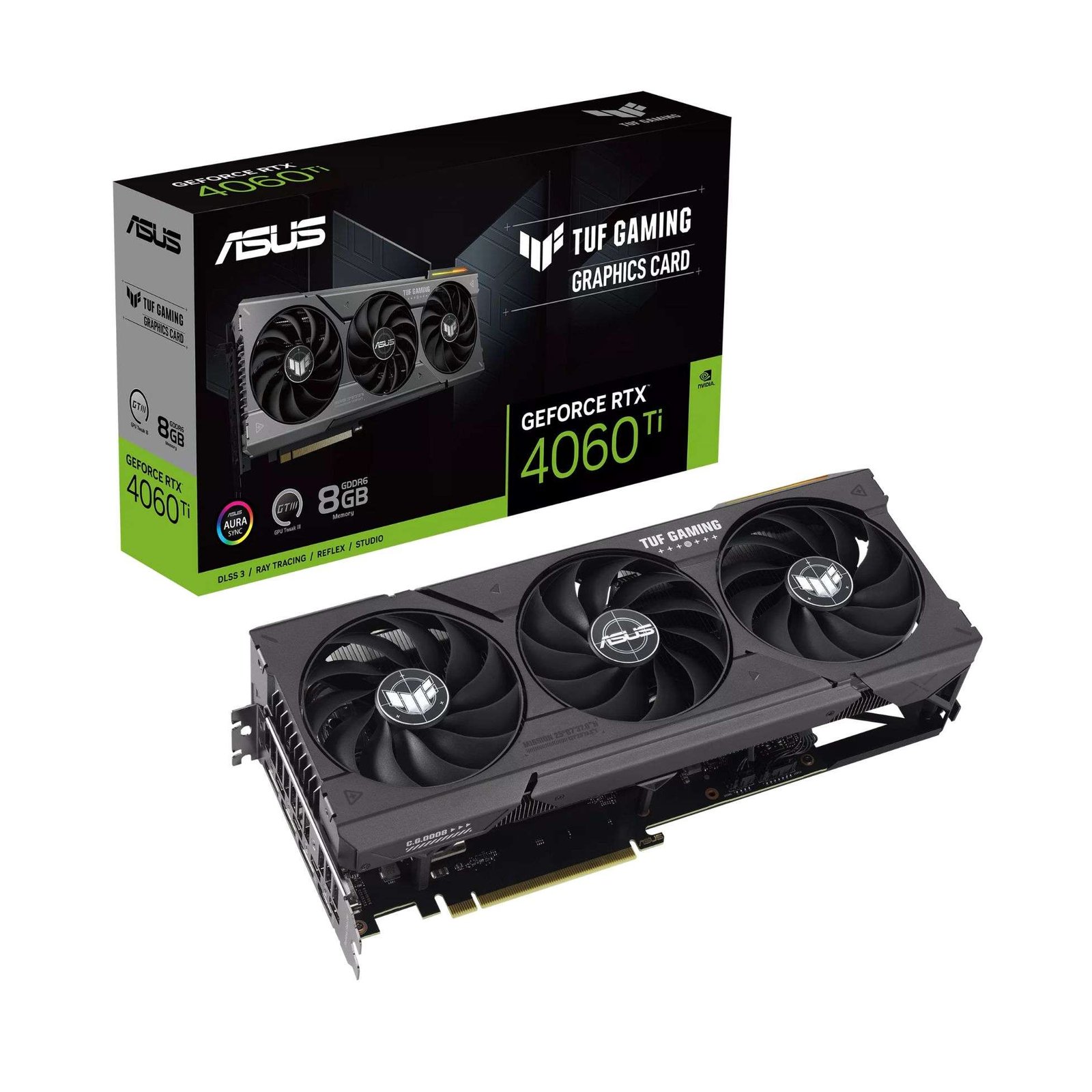 ASUS RTX 4060 Ti TUF DUAL 8GB Graphics Card 1