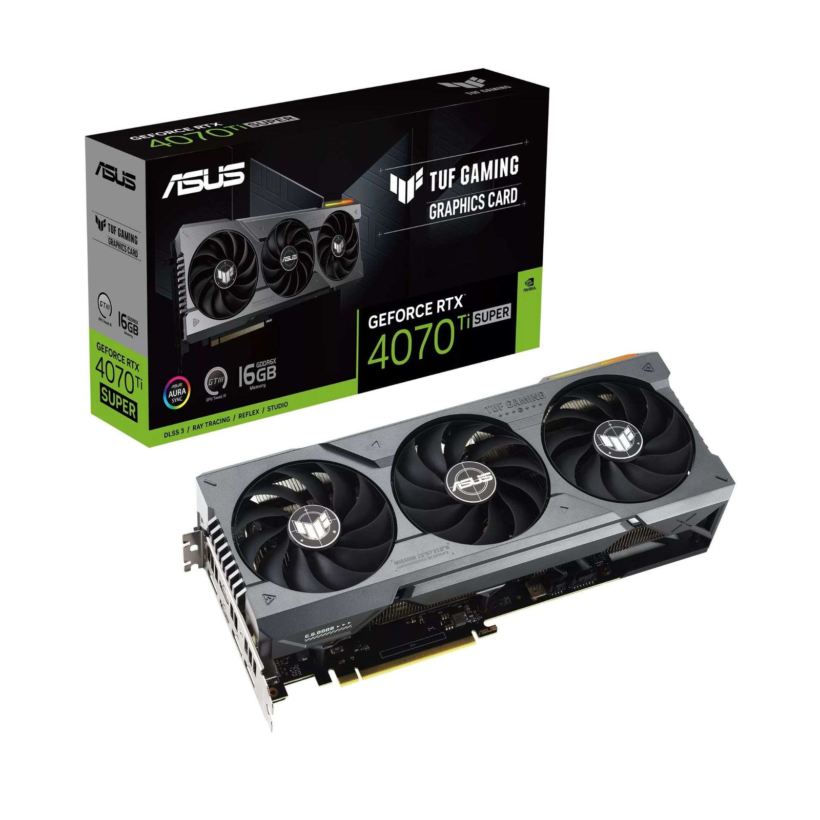 ASUS TUF Gaming GeForce RTX™ 4070 Ti SUPER 16GB Graphics Card 1
