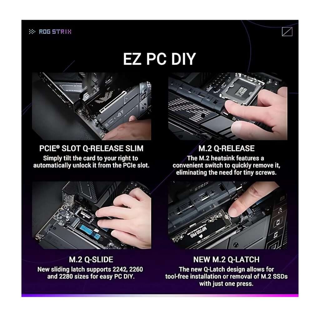 ASUS Z890-E Strix Gaming WiFi 7 – Ultimate Performance for Gamers and Enthusiasts 2