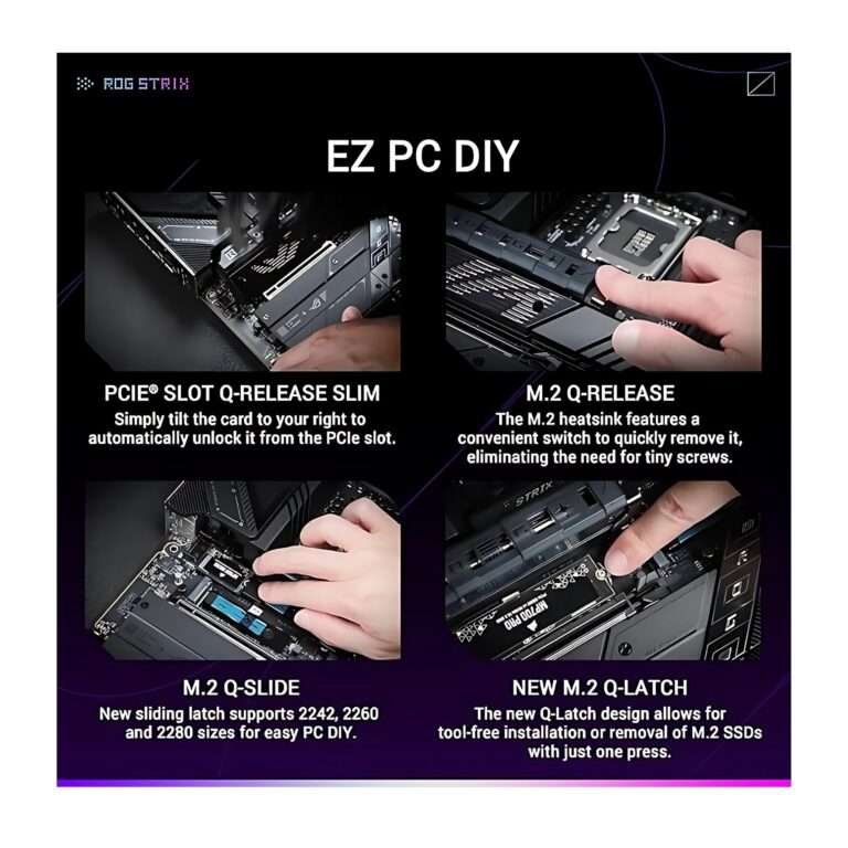 ASUS Z890-E Strix Gaming WiFi 7 – Ultimate Performance for Gamers and Enthusiasts 2