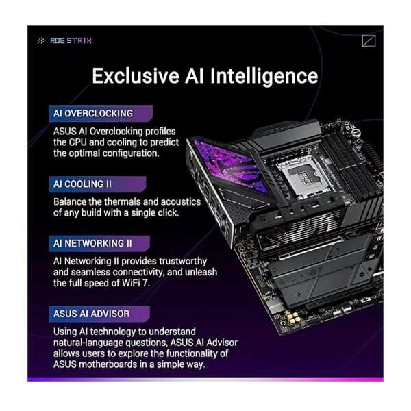 ASUS Z890-E Strix Gaming WiFi 7 – Ultimate Performance for Gamers and Enthusiasts 3