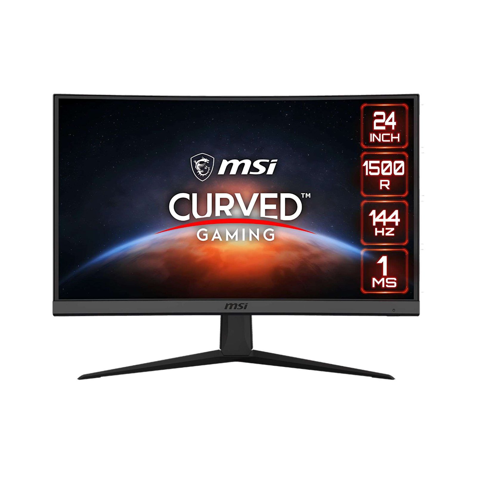 G24C6 144Hz FHD Gaming Monitor – Smooth Full HD Performance with Immersive Curved Display 1