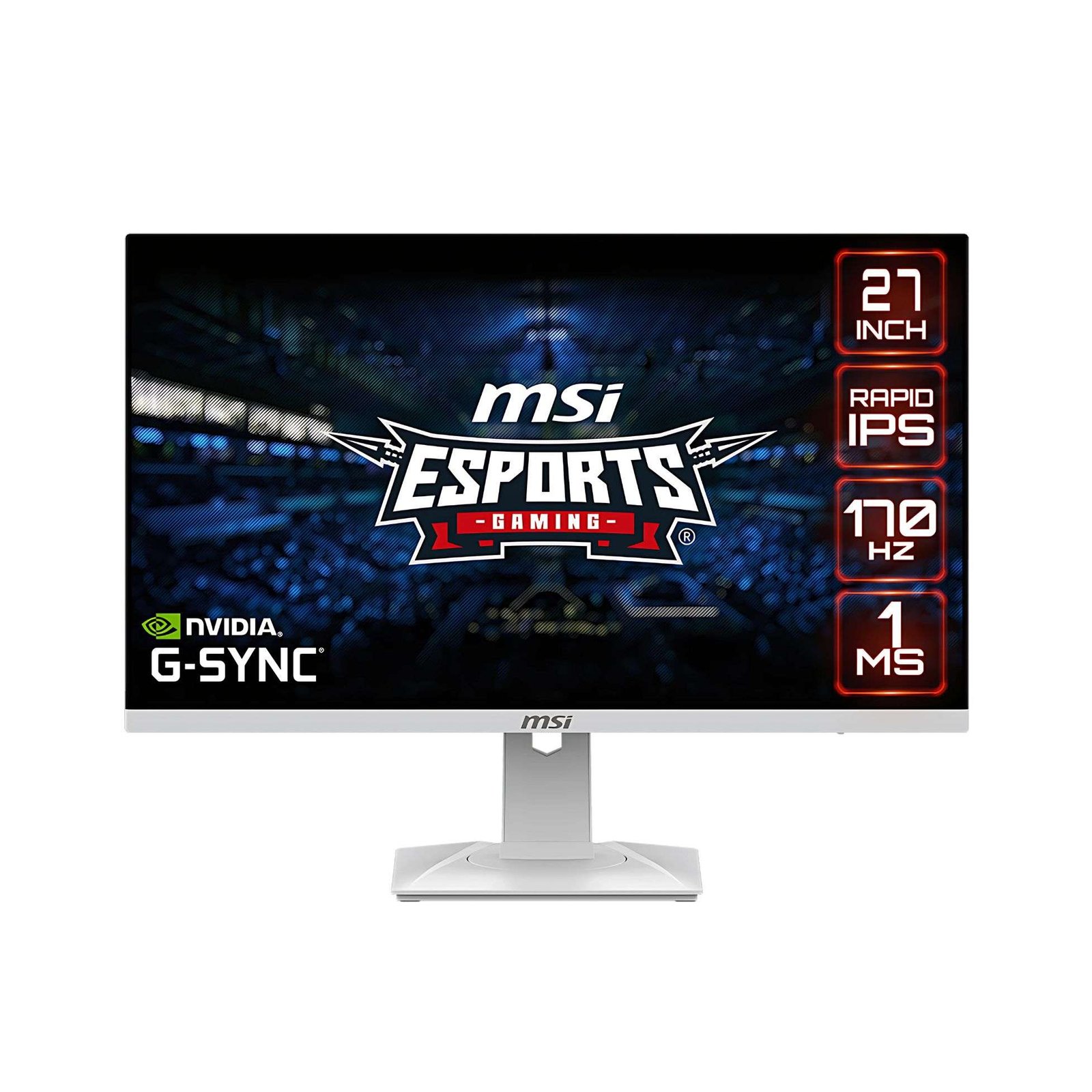 G274QRFW 170Hz 2K White Gaming Monitor – Stylish 27-Inch QHD Display with Smooth Performance 1