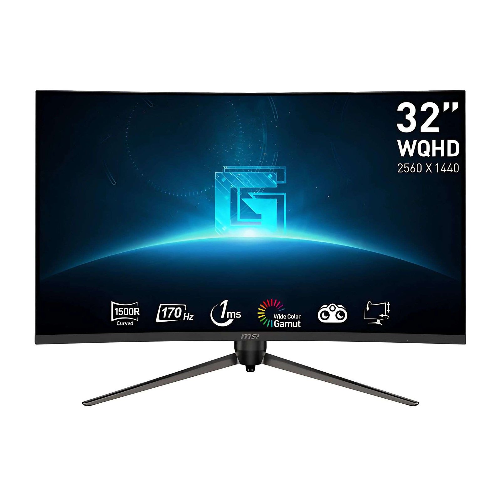 G32CQ5P 2K Gaming Monitor – Immersive 32-Inch QHD Display with 170Hz Refresh Rate 1