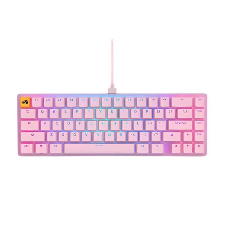 GLORIOUS GMMK2 65% Mechanical Gaming Keyboard (Pink) 1
