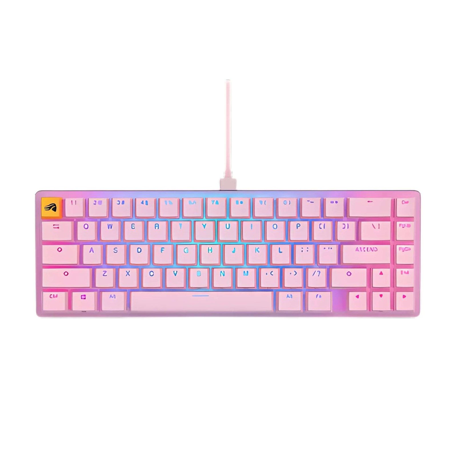 GLORIOUS GMMK2 65% Mechanical Gaming Keyboard (Pink) 1