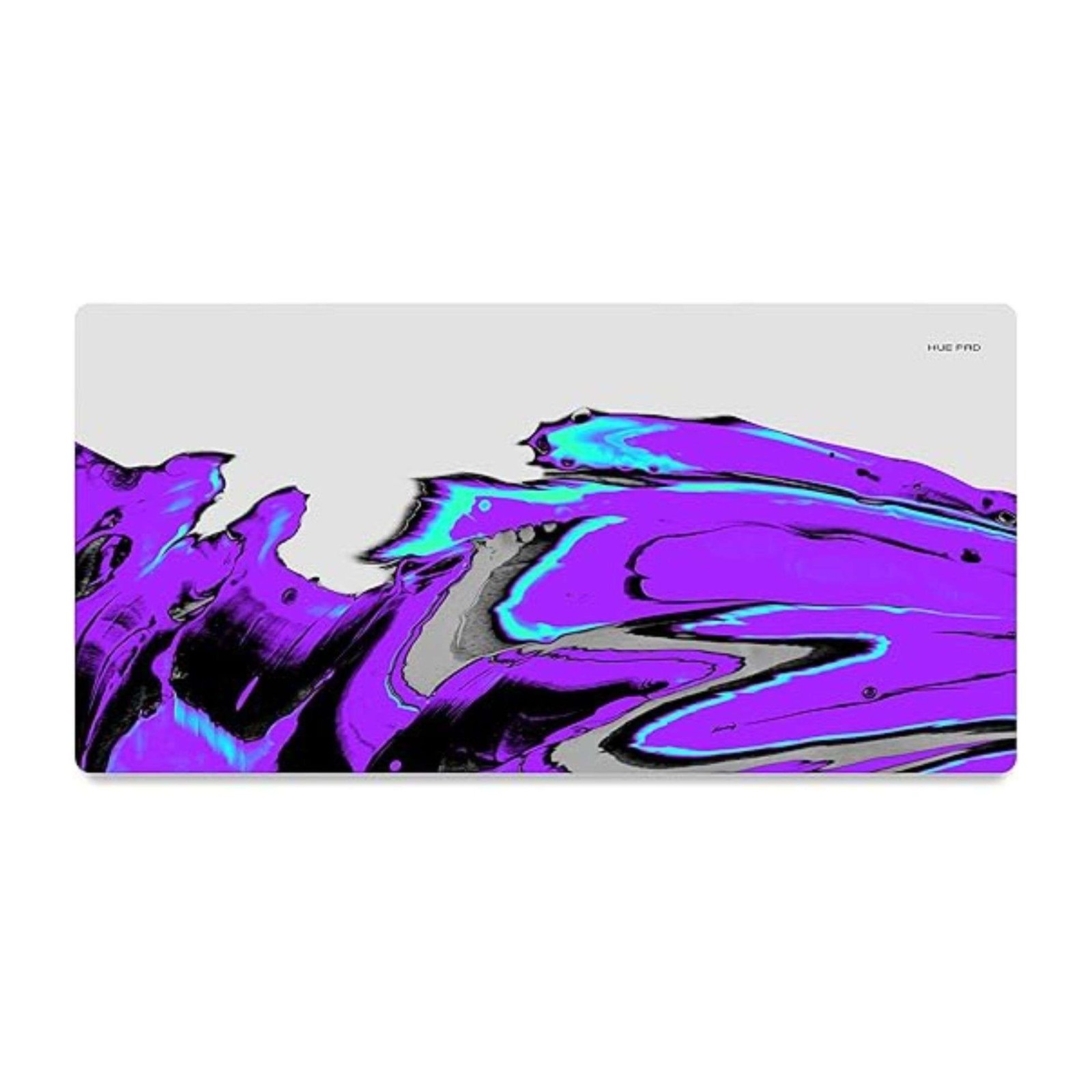 HuePad Nebula Series – Premium HYDRAGLIDE™ Fabric Gaming Mousepad, XL Desk with Carry Case (90x40cm, Winds of Neptune, Cold) 1