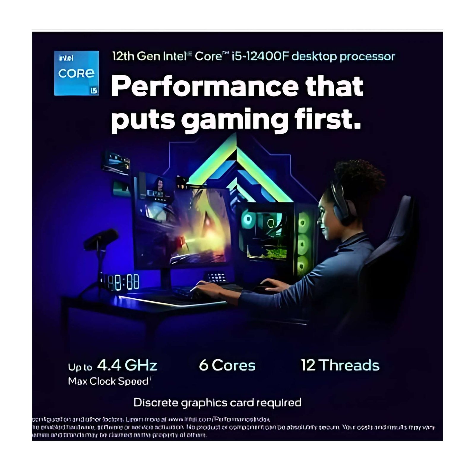 Intel Core i5-12400F 12th Gen Desktop Processor – Power and Efficiency for Everyday Performance 3