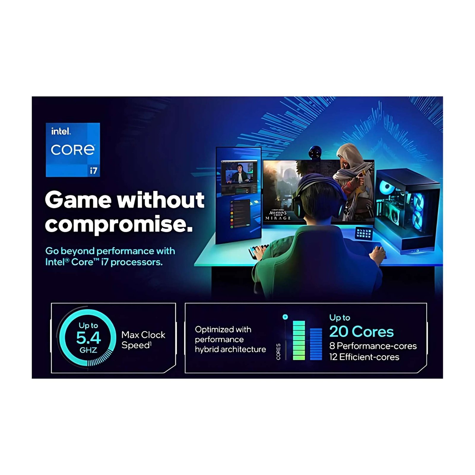 Intel Core i7-14700F Desktop Processor – Turbo Speeds Up to 5.4 GHz, 20-Core Powerhouse 3