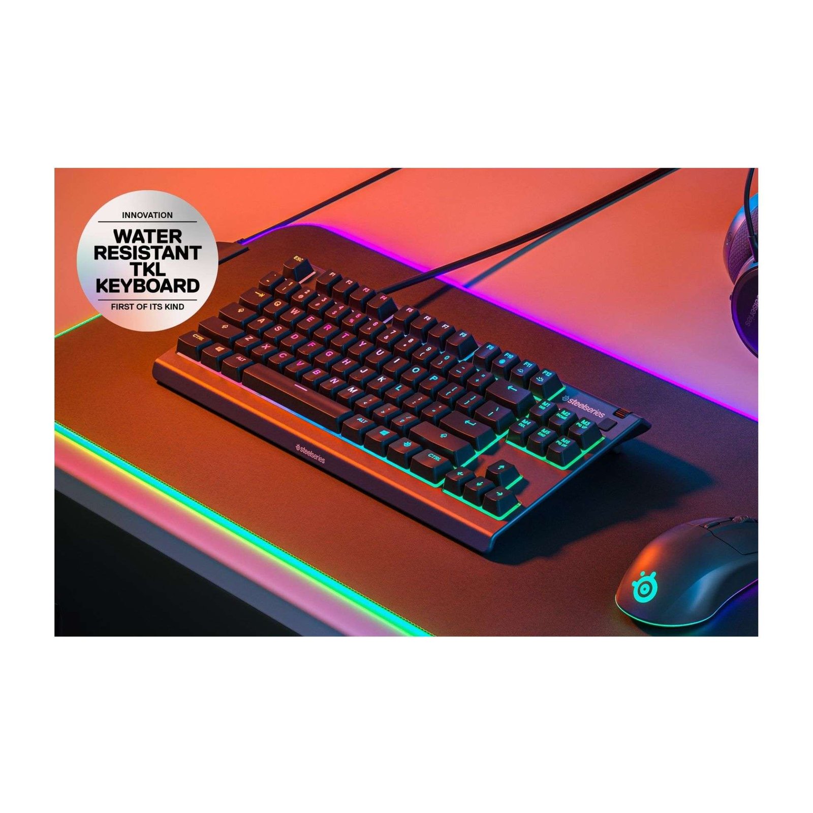 KB SteelSeries Apex 3 TKL Mechanical Gaming Keyboard 2