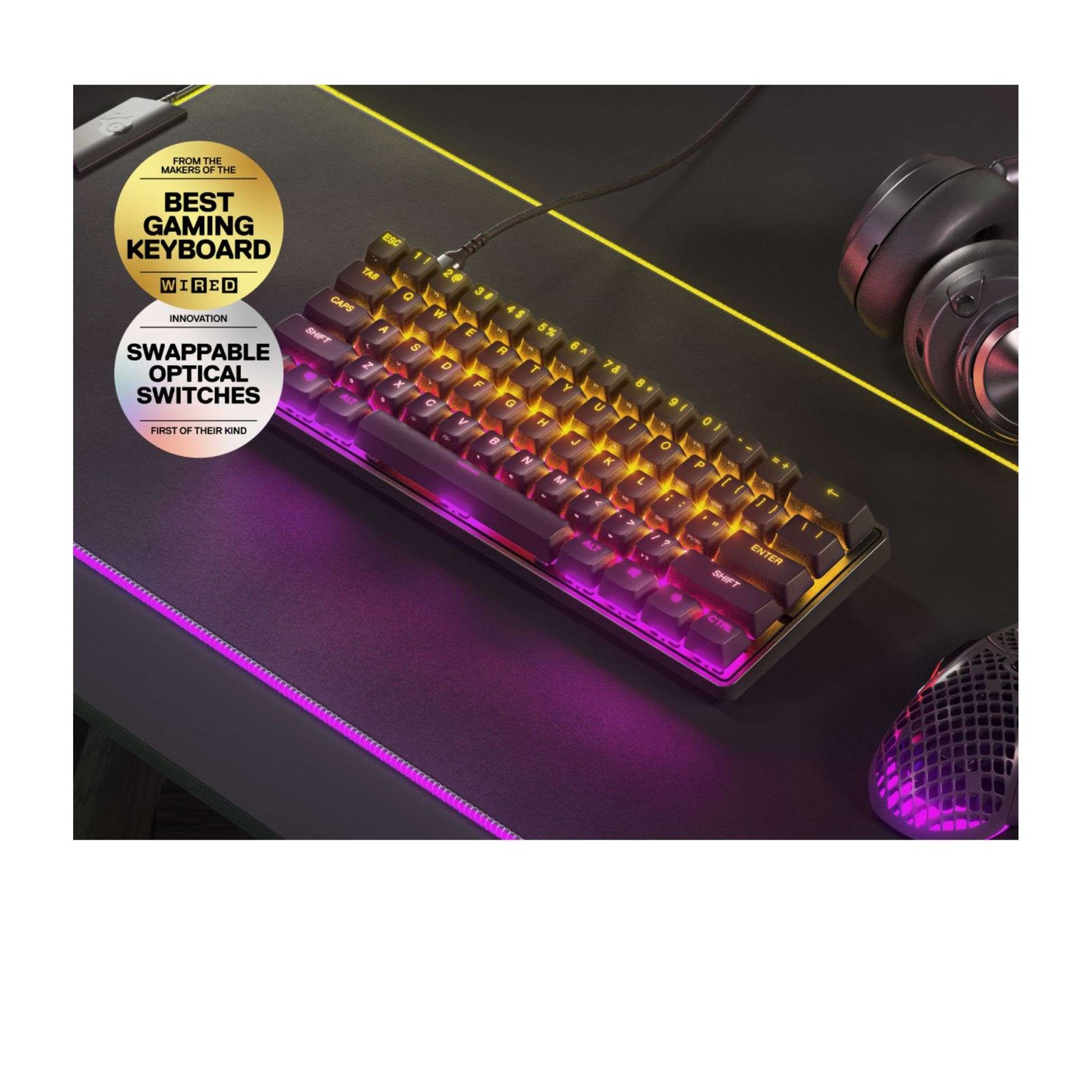 KB SteelSeries Apex 9 TKL Mechanical Gaming Keyboard 5