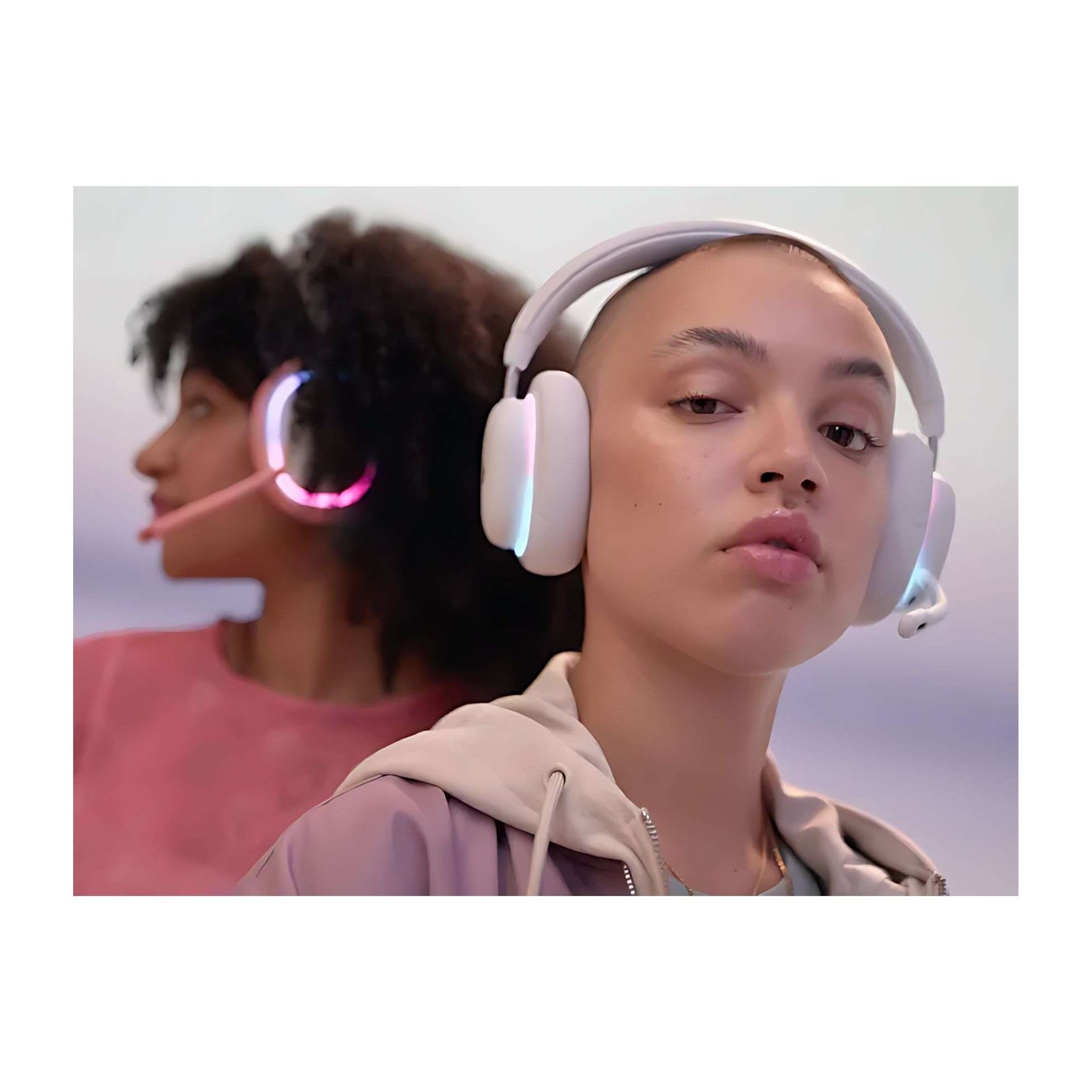 Logitech G735 Wireless Gaming Headset – White, Sleek Design with Premium Sound and RGB Lighting 5