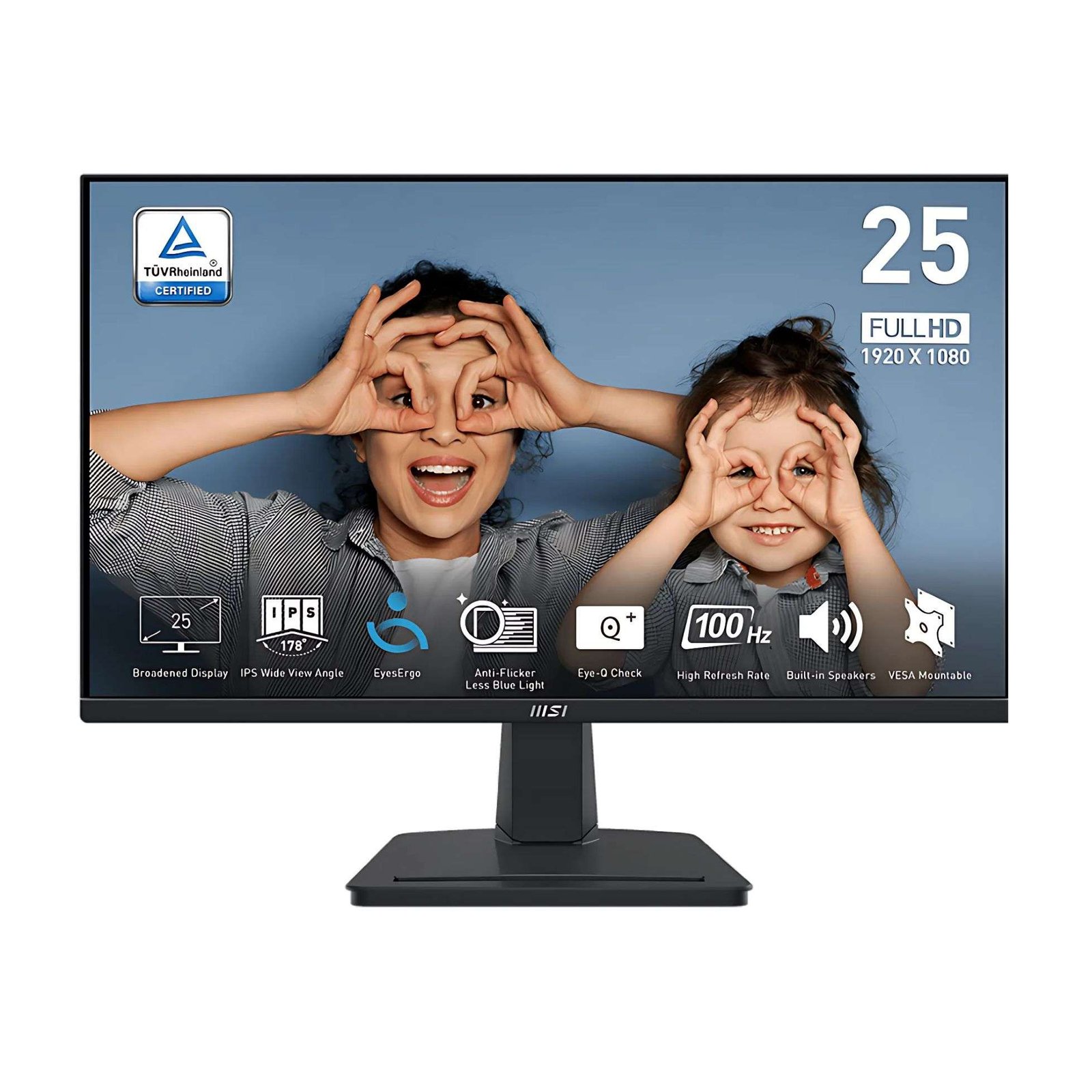 MP251 100Hz FHD Monitor – 25-Inch Display with Smooth Performance and Vibrant Visuals 1