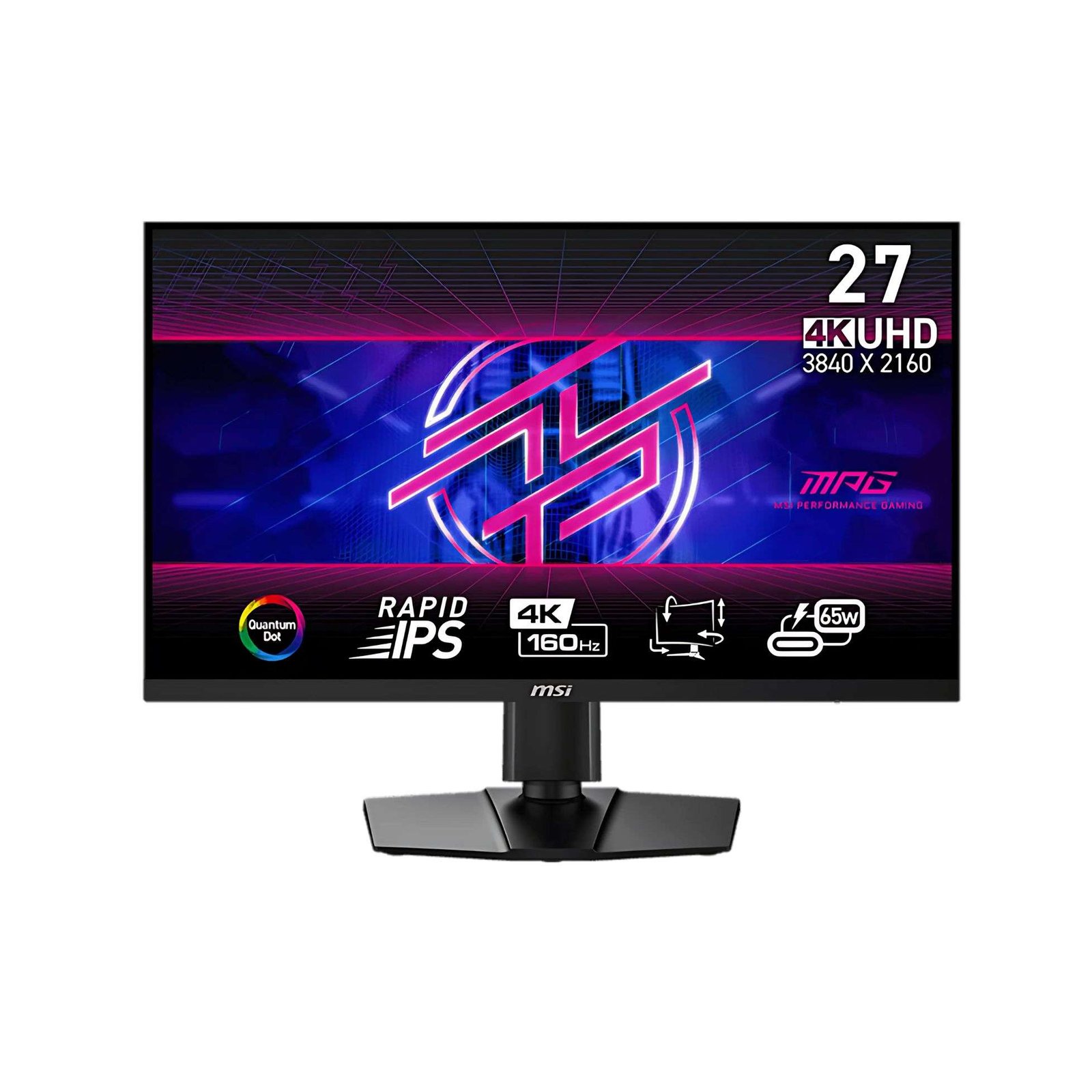 MPG 274URF 4K 160Hz 0.5ms IPS Gaming Monitor – Elite 27-Inch Display with HDMI 2.1 1