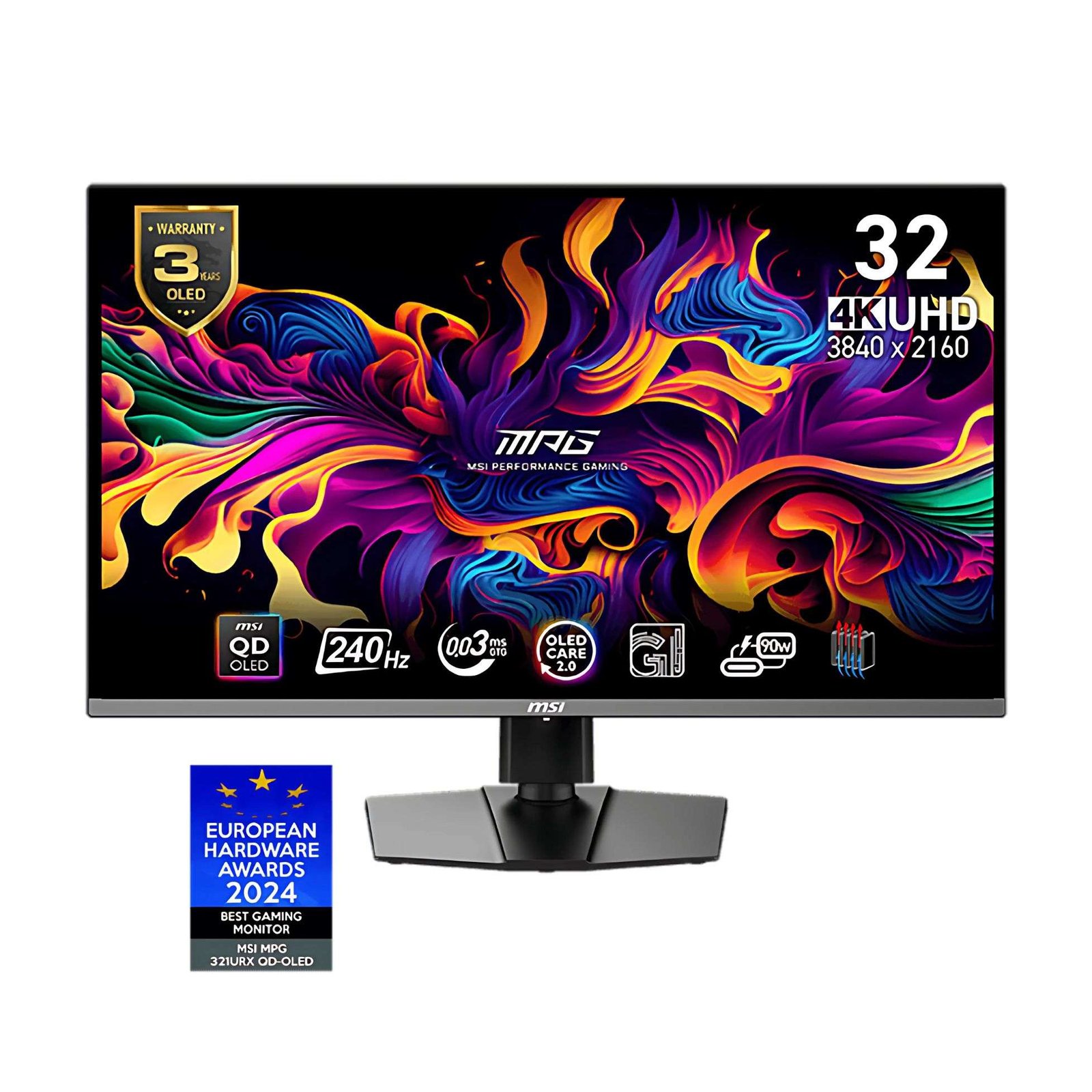 MPG 321URX 4K OLED 240Hz Gaming Monitor – Unparalleled Speed and Visual Brilliance 1