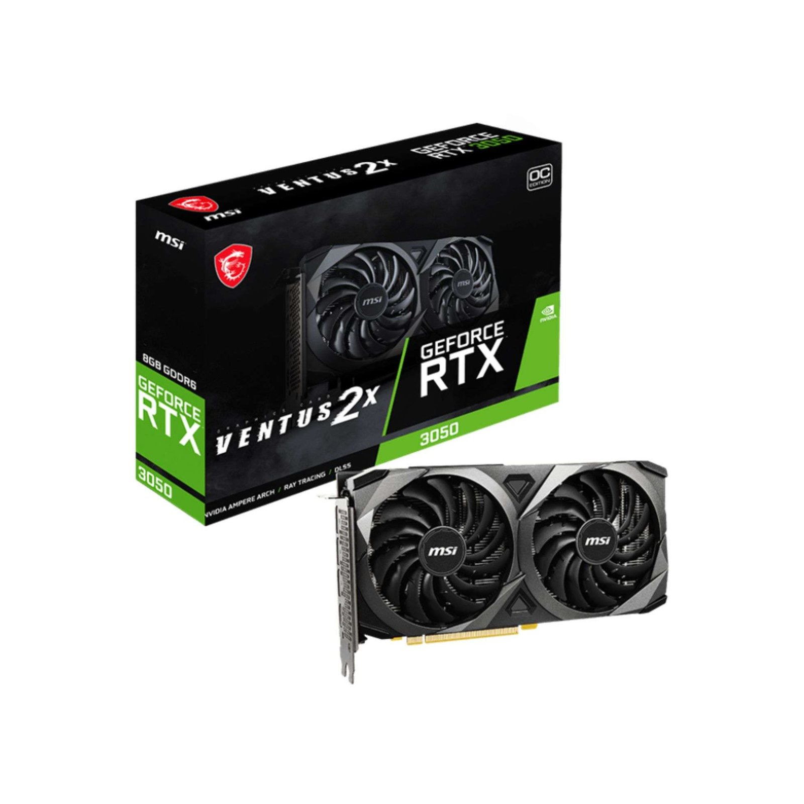 MSI GeForce RTX™ 3050 DUAL 8GB Graphics Card 1