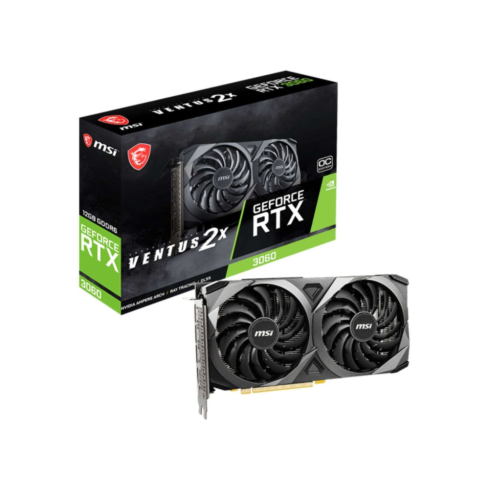 MSI GeForce RTX™ 3060 DUAL 12GB Graphics Card 1