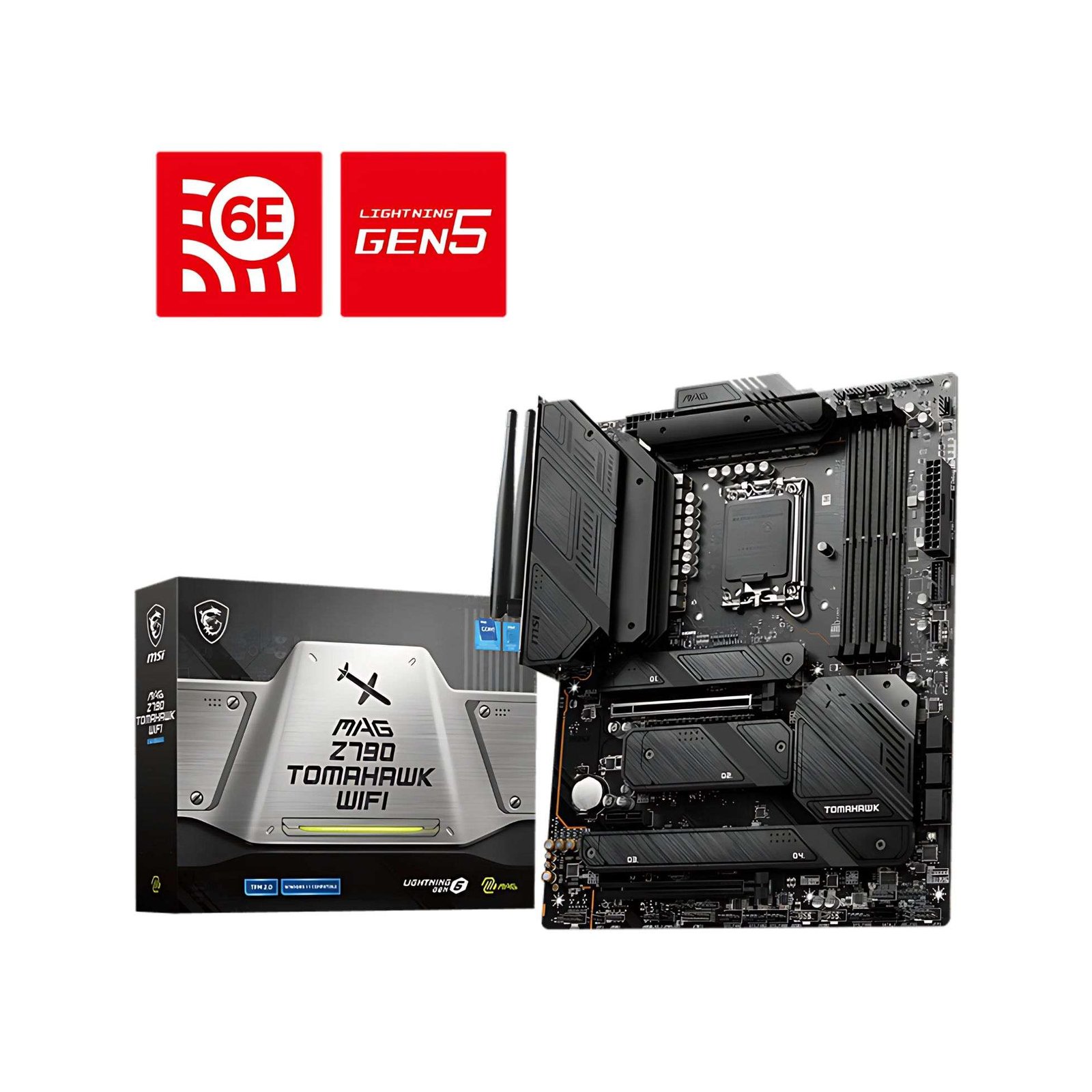MSI MAG Z790 TOMAHAWK WiFi DDR5 ATX Motherboard – Unleash Gaming Power for Intel 12th13th Gen CPUs 1