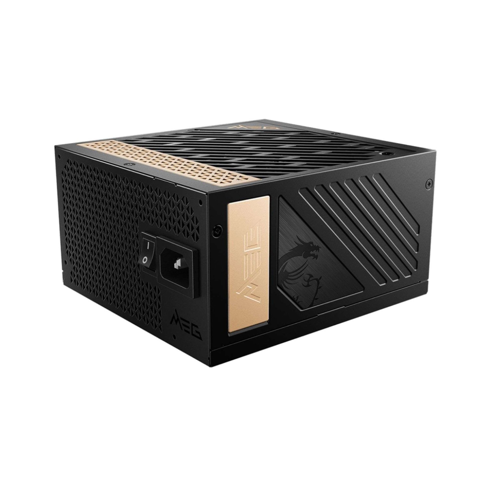 MSI MEG Ai1300P PCIe 5.0 ATX 3.0 1300W 80 PLUS Platinum Fully Modular Power Supply Unit (PSU) 1