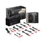 MSI MEG Ai1300P PCIe 5.0 ATX 3.0 1300W 80 PLUS Platinum Fully Modular Power Supply Unit (PSU) 5