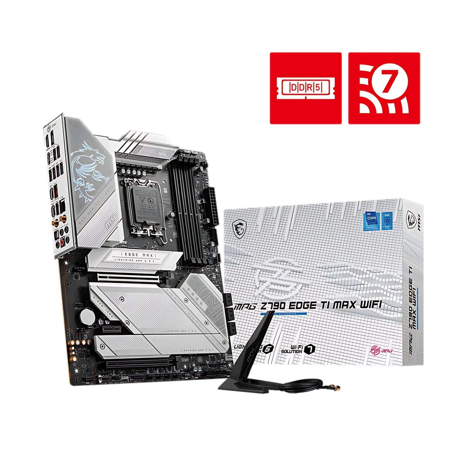 MSI MPG Z790 EDGE TI MAX WiFi DDR5 ATX Motherboard – Ultimate Gaming and Performance Platform for Intel 12th13th Gen CPUs 1