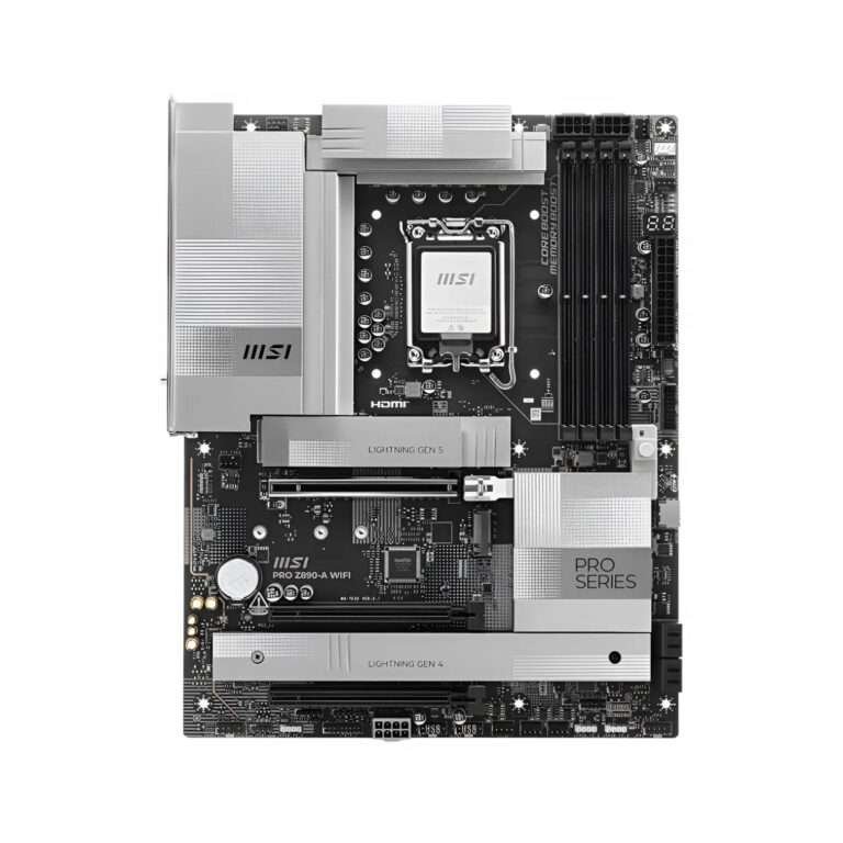 MSI PRO Z890-A WiFi Motherboard – Cutting-Edge Performance with Wi-Fi 7 and DDR5 4