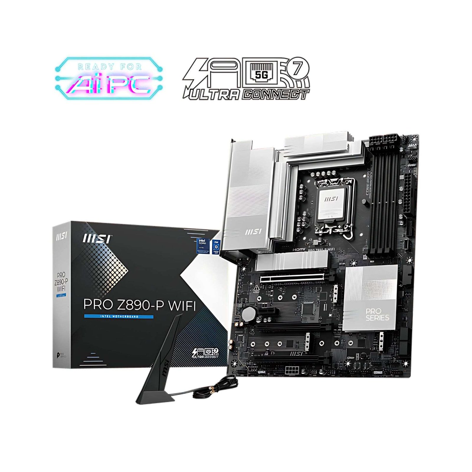 MSI PRO Z890-P WIFI Motherboard – Intel Z890 Chipset, DDR5, Wi-Fi 7, and PCIe 5.0 Support 1