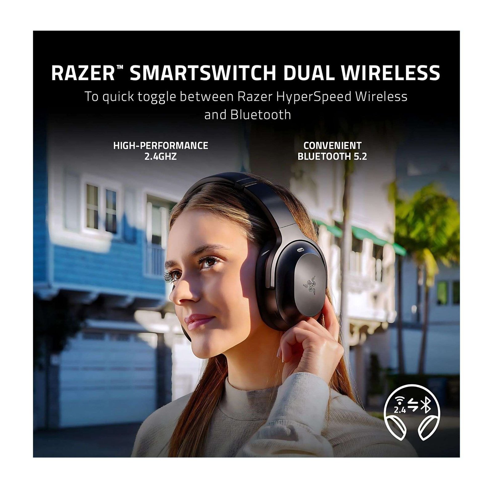 Razer Barracuda Pro Wireless Bluetooth Gaming Headset – High-Fidelity Audio with Hybrid Active Noise Cancellation 5