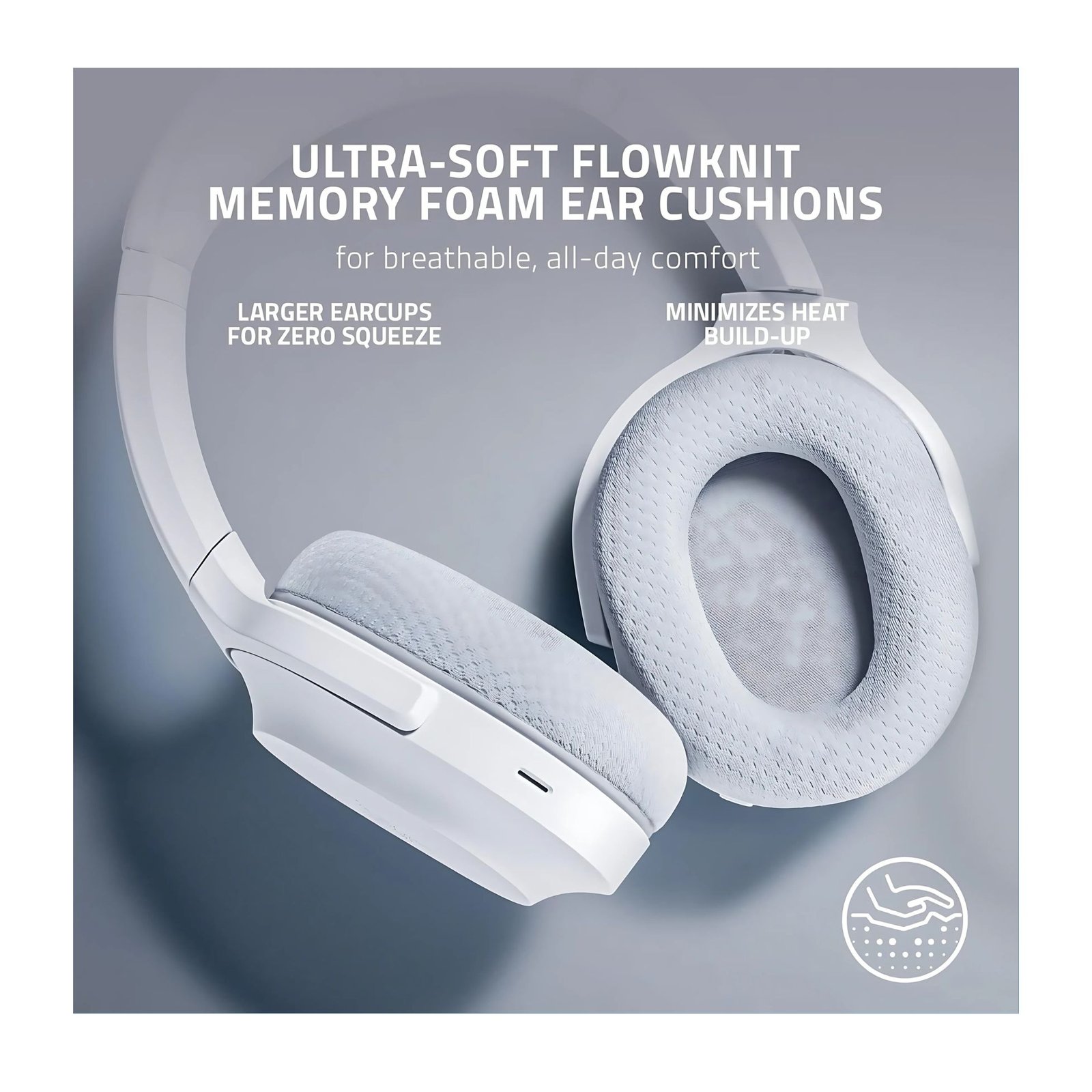 Razer Barracuda X Wireless Gaming Headset – Mercury White, Multi-Platform and Lightweight Design 2