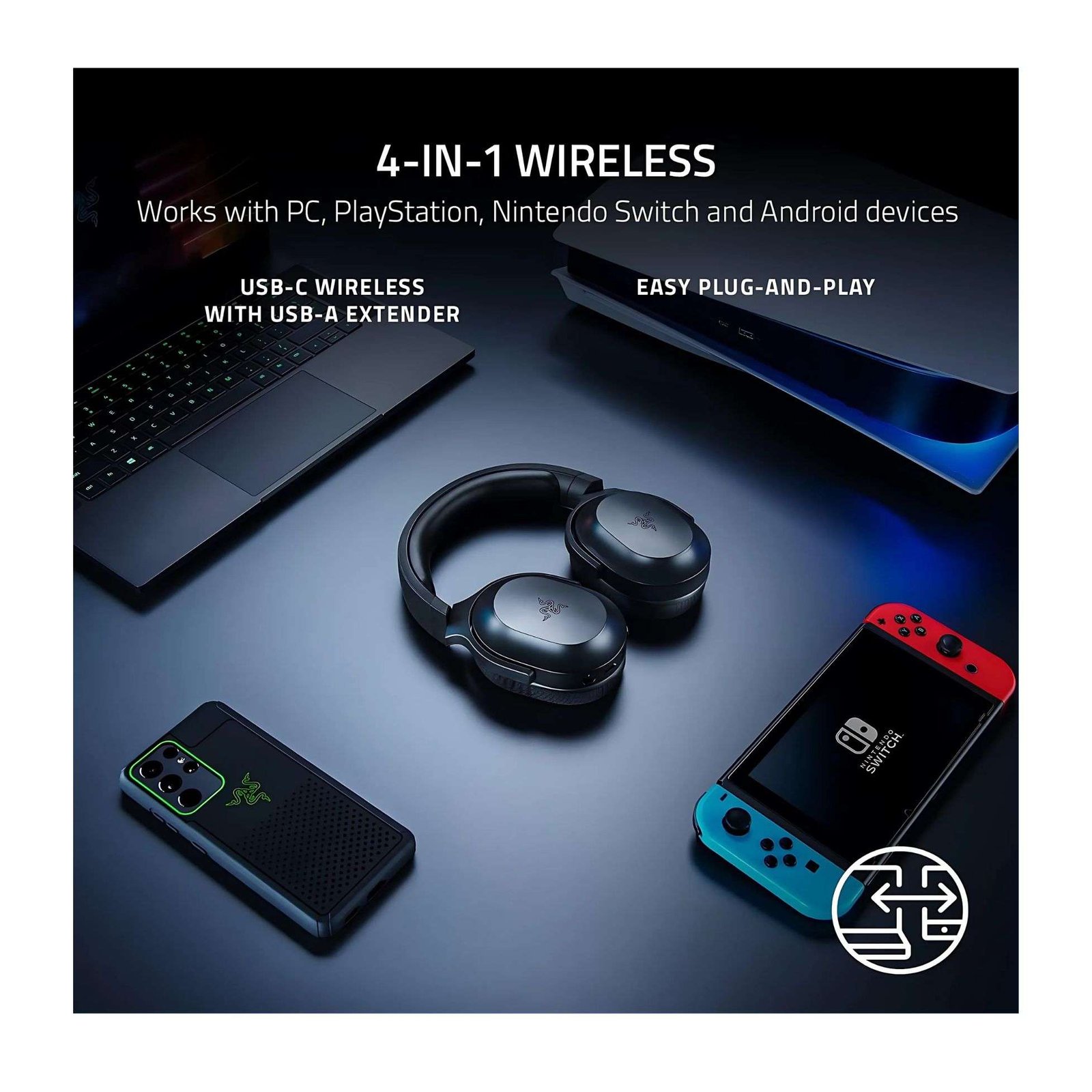 Razer Barracuda X Wireless Gaming Headset – Multi-Platform, Lightweight, and Immersive Audio 2