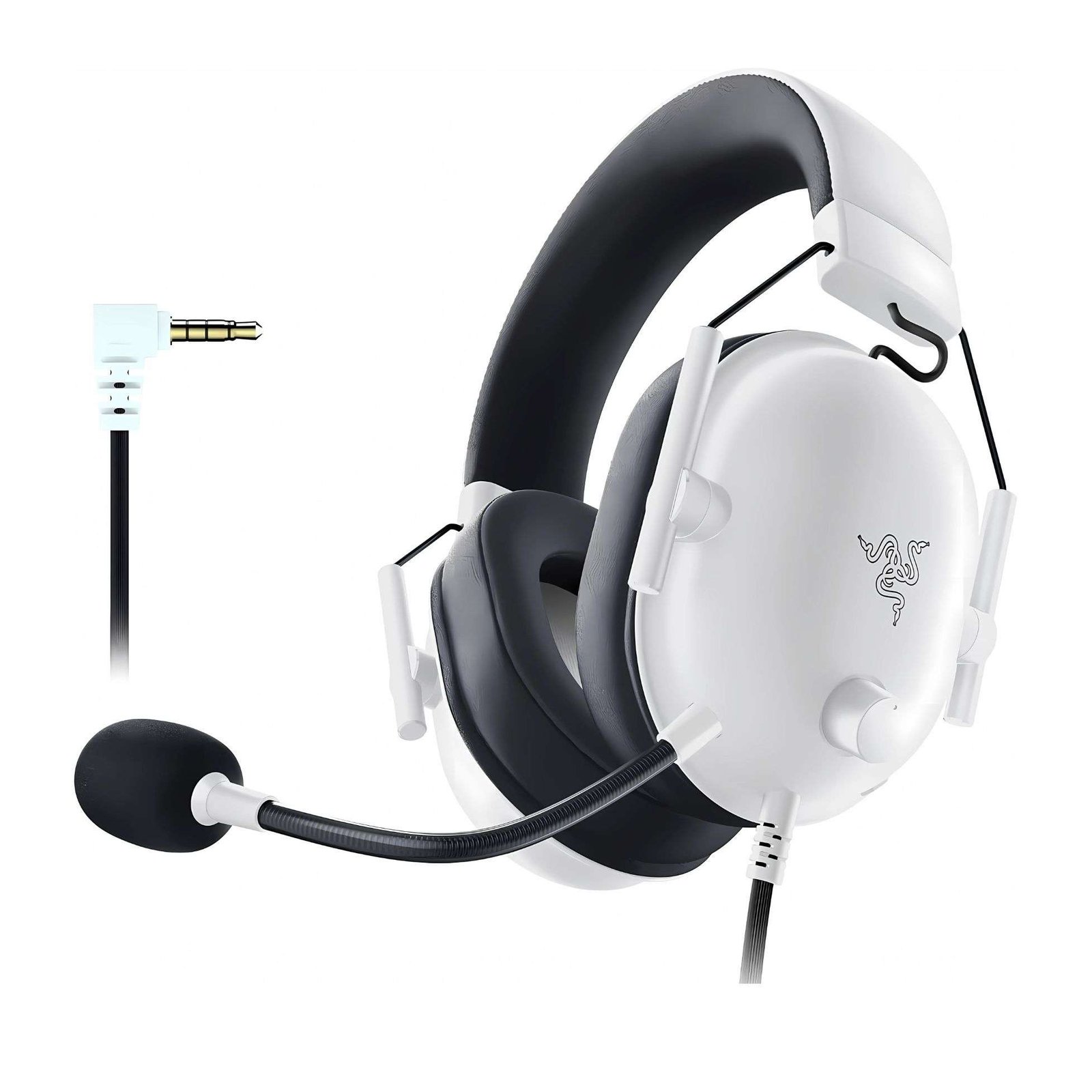Razer BlackShark V2 X White Gaming Headset – Lightweight Comfort with THX Spatial Audio 1