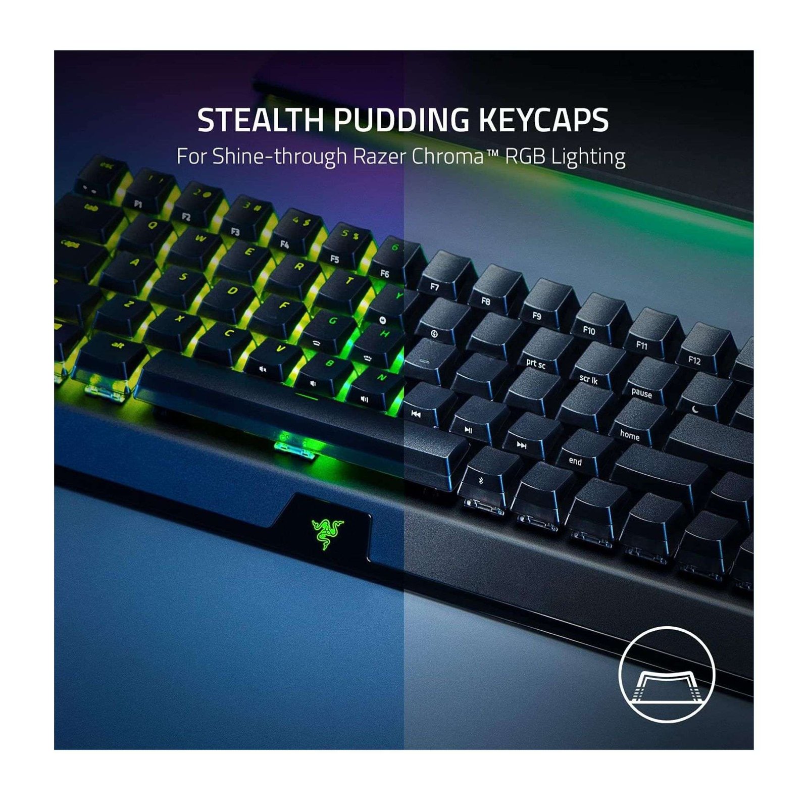 Razer BlackWidow V3 Mini HyperSpeed Phantom Edition – Green Switches 3