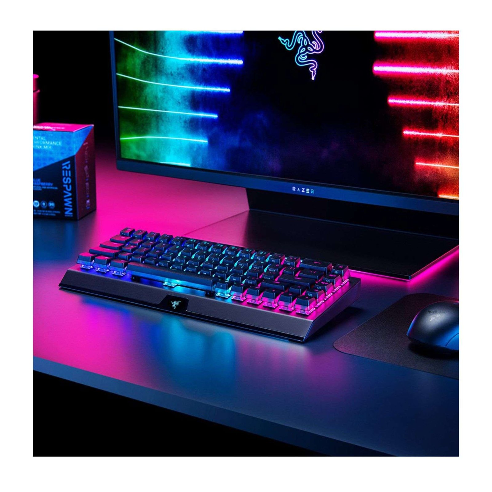 Razer BlackWidow V3 Mini HyperSpeed Phantom Edition – Yellow Switches 2