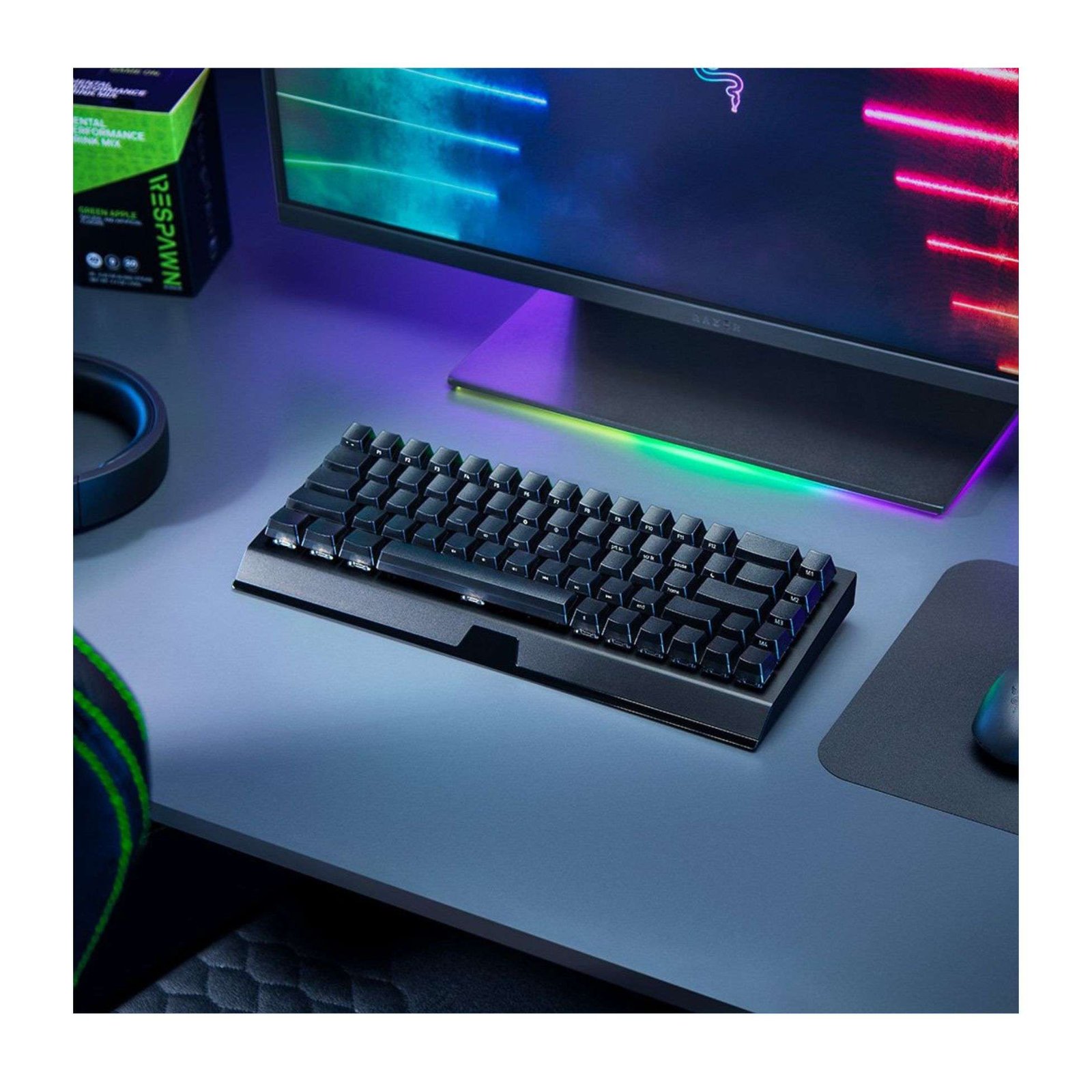 Razer BlackWidow V3 Mini HyperSpeed Phantom Edition – Yellow Switches 3