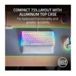 Razer BlackWidow V4 75% White Edition Mechanical Keyboard – Hot-Swappable Switches 3