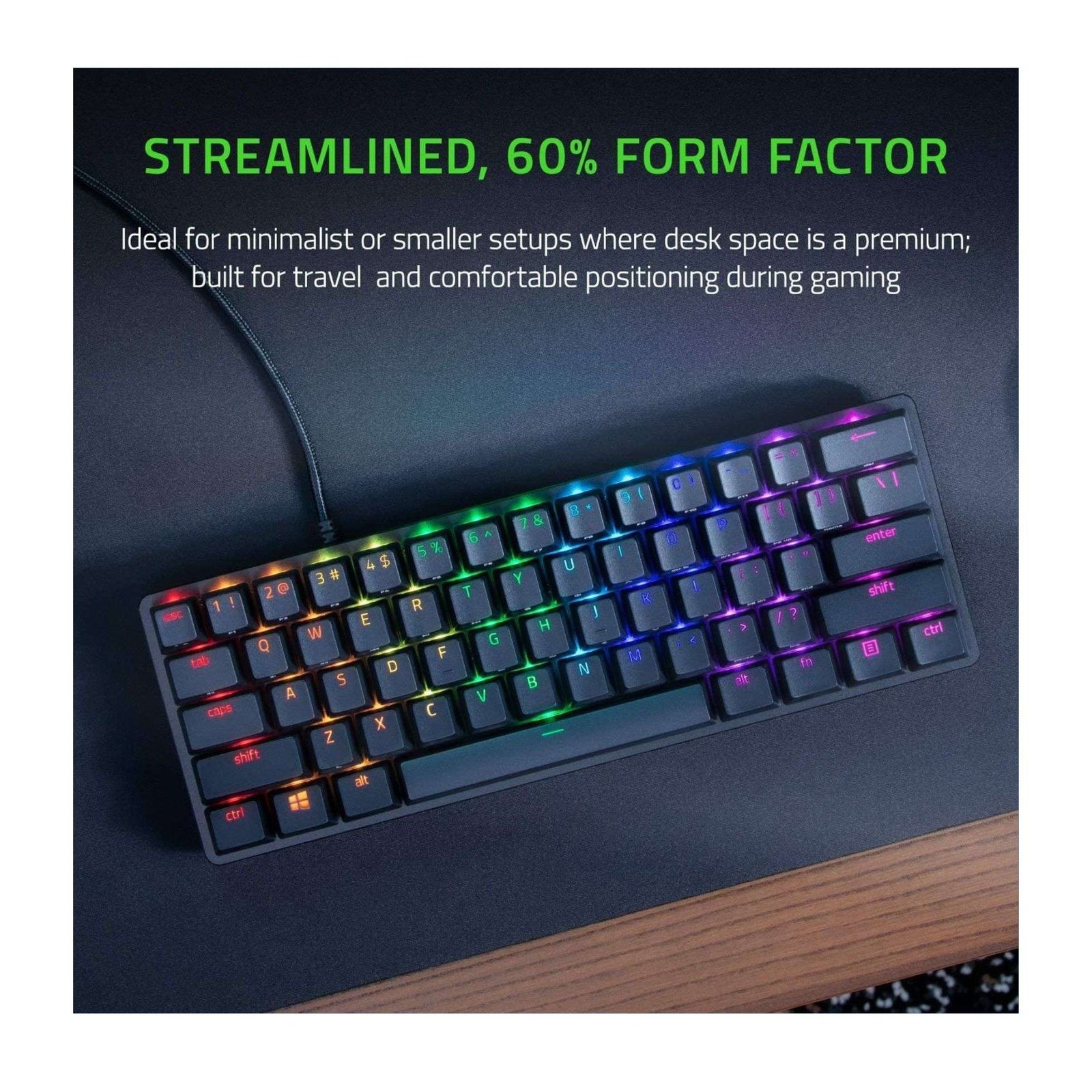 Razer Huntsman Mini 60% Gaming Keyboard – Red Switches 2