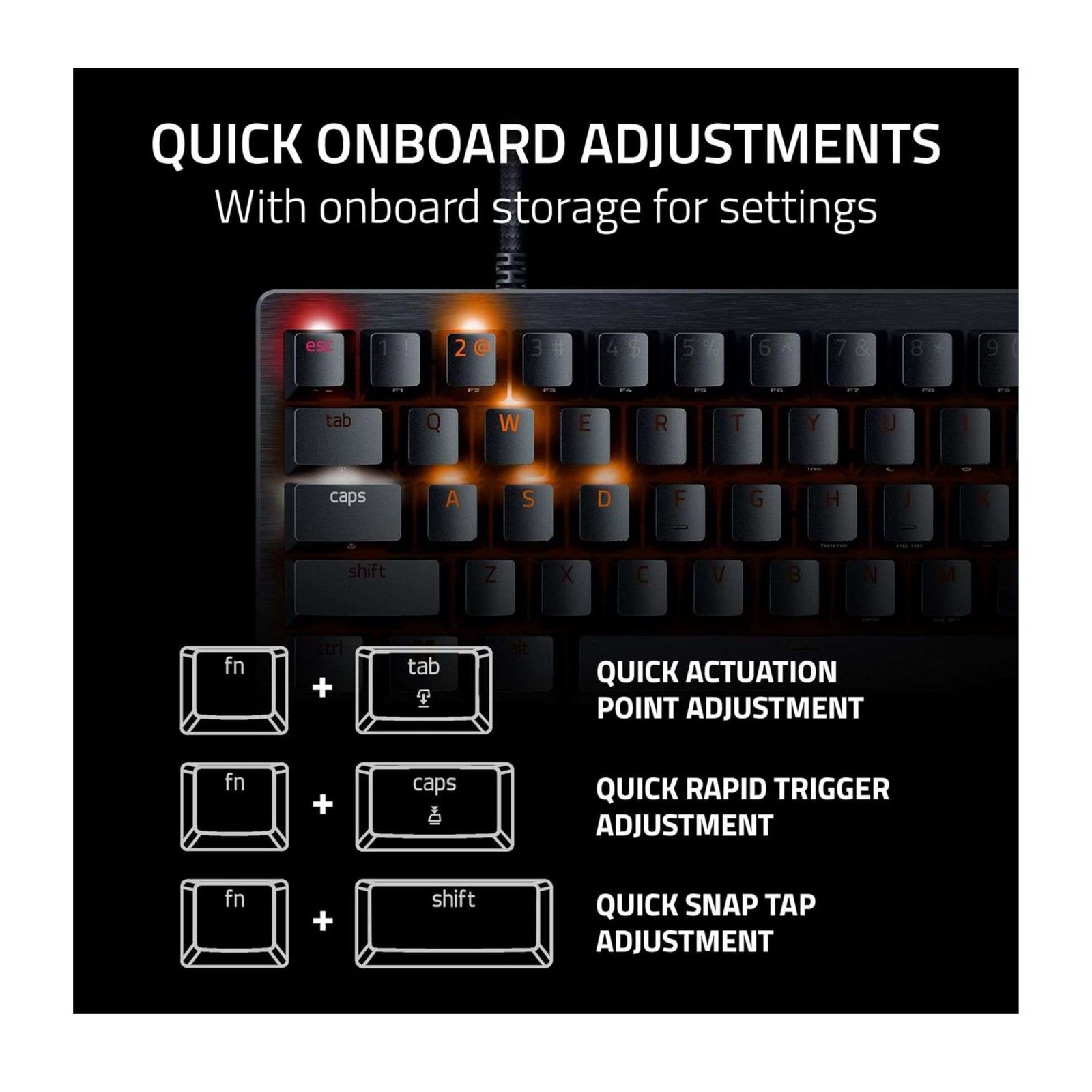 Razer Huntsman V3 Pro Mini 60% Analog Gaming Keyboard 4