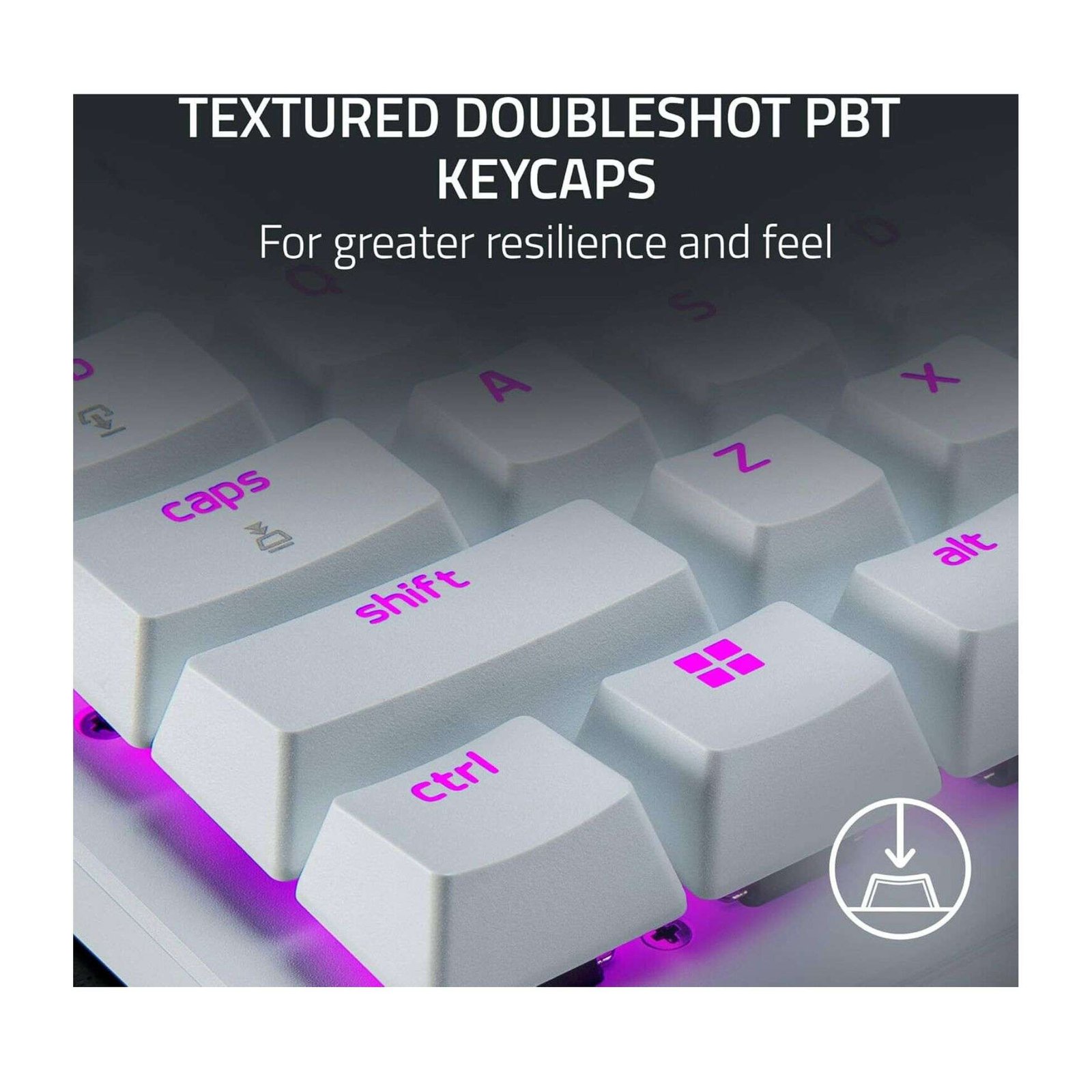 Razer Huntsman V3 Pro White TKL Analog Gaming Keyboard 5